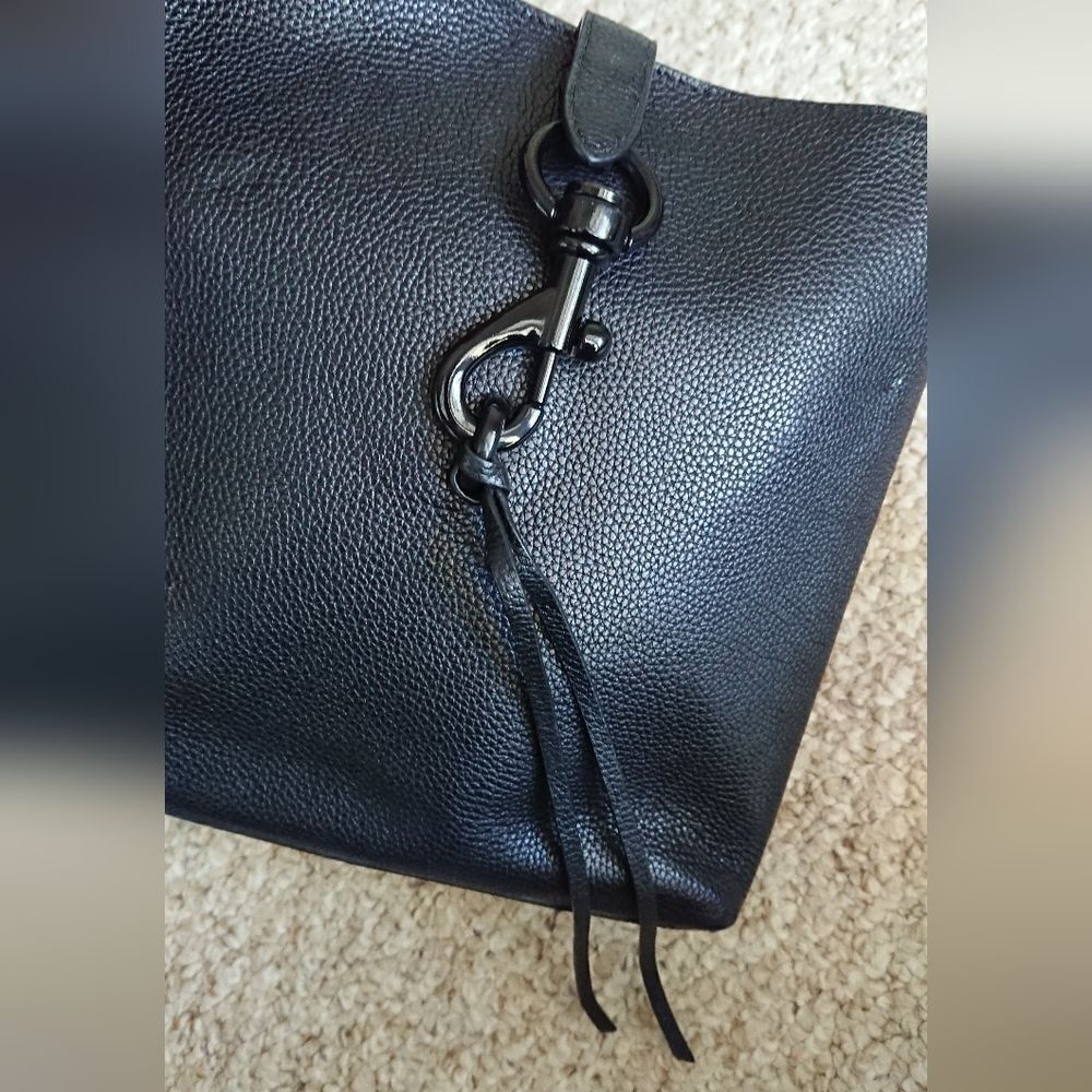 Rebecca Minkoff Megan black Leather Shoulder bag - Picture 3 of 12